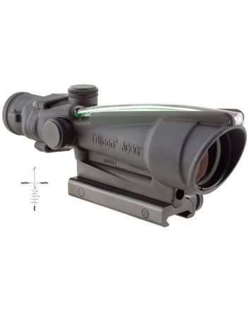 Trijicon 100161 ACOGBlack Hardcoat Anodized 3.5x35mm Illuminated Green Crosshair .308/7.62 BDC Reticle
