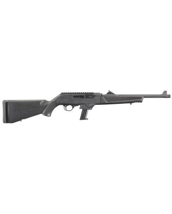 Ruger 19102 PC Carbine9mm Luger 10+1 16.12" Black Fluted Threaded Barrel, Black Hard Coat Anodized Aluminum Receiver w/Picatinny Rail, Black Synthetic Stock, Right Hand