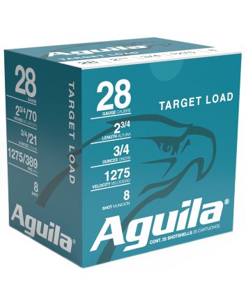 Aguila 1CHB2878 Target Load Competition 28Gauge 2.75" 3/4oz 8Shot 25 Per Box/20 Case