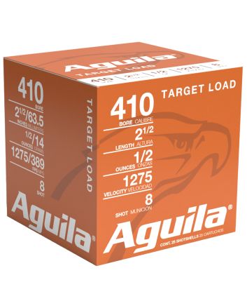 Aguila 1CHB4139 Buckshot High Velocity 410Gauge 2.50" 1/2oz 9Shot 25 Per Box/20 Case