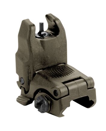 Magpul MAG247-ODG MBUS Sight FrontOlive Drab Green Polymer, Spring-Loaded Flip Up for AR15/ M16