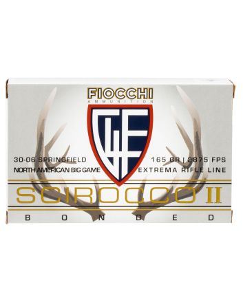 Fiocchi A3006SCA SCIROCCO BONDED Extrema 30-06Springfield 165gr Swift Scirocco II Bonded 20 Per Box/10 Case