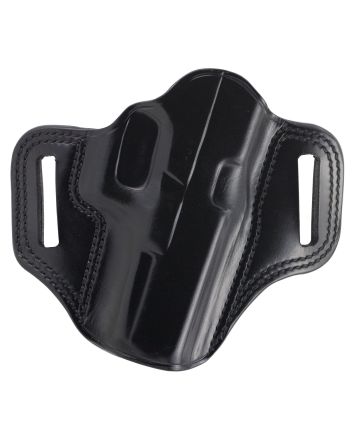 Galco CM228B Combat MasterOWB Black Leather Belt Slide Compatible w/Glock 20/21/37, Belt 1.75" Wide Right Hand