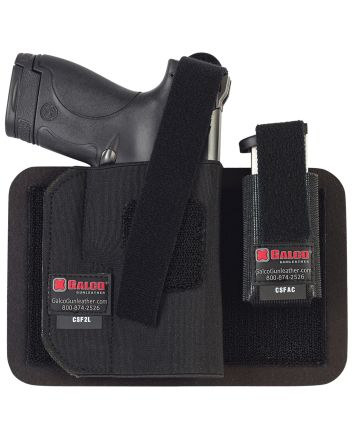 Galco CSBK2L CarrySafe 2.0 Black Nylon Clip-On Fits FN 509 Fits Taurus G2C Fits Glock 17 Gen1-5 Right Hand