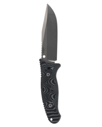 Hogue 35279 EX-F024.50" Fixed Clip Point Plain Black 154CM SS Blade/G-Mascus Black G10 Handle