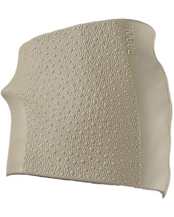 Hogue 18003 HandAll Jr. Grip Sleeve Small Size made of Rubber with Textured Flat Dark Earth Finish &amp; Finger Groove for Most 22, 25 &amp; 38 Pistols