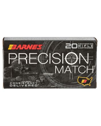 Barnes Bullets 30814 Precision Match6mmCreedmoor 112gr Open Tip Match Boat Tail 20 Per Box/10 Case
