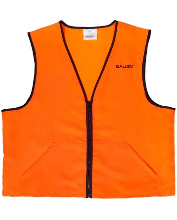 Allen 15766 Deluxe Hunting Vest Large Orange Polyester