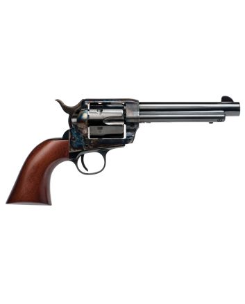 Cimarron PP401 Frontier Pre-War 1896-1940 38 Special/357 Mag 6 Shot, 5.50" Blued Steel Barrel, Blued Cylinder, Color Case Hardened Steel Frame, Walnut Grip, Exposed Hammer