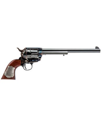 Cimarron CA558 Wyatt Earp Frontier Buntline Hollywood Series 45 Colt (LC) 6rd 10" Blued Steel Barrel &amp; Cylinder Old Model Case Hardened Steel Frame with Walnut Grip