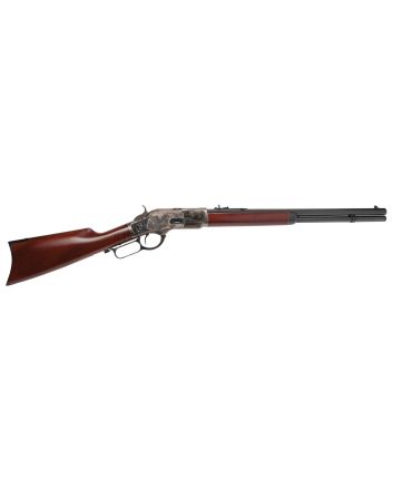 Cimarron CA271 1873 Short Full Size 38 Special 357 Mag 10+1 20" Blued Octagon Barrel, Color Case Hardened Stainless Steel Receiver, Fixed Walnut Stock, Right Hand