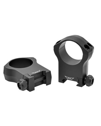 Warne 7217M Scope Rings Mountain Tech Matte Black 30mm Ultra High 0 MOA