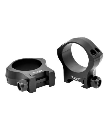 Warne 7221M Scope Rings Mountain Tech Matte Black 34mm Medium 0 MOA