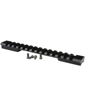 Warne 7676M Mountain Tech Tactical Rail Black Anodized Aluminum Winchester Model 70/Marlin XL-7 Long Action, 0 MOA