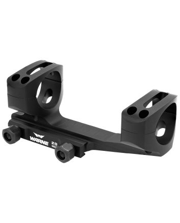 Warne LRSKEL30TW Skeletonized Scope Mount/Ring Combo Extended Black Anodized 30mm Tube MSR Ultra High Rings 20 MOA