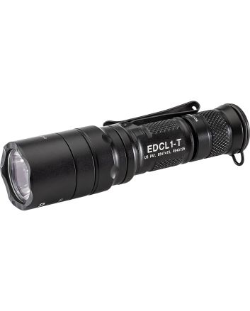 SureFire EDCL1T Everyday Carry Light 1Black Anodized 5/500 Lumens White LED