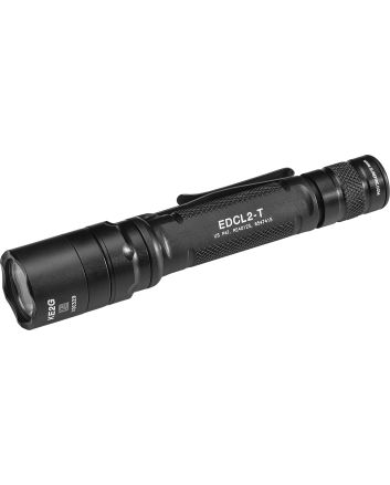 SureFire EDCL2T Everyday Carry Light 2Black Anodized 5/1,200 Lumens White LED