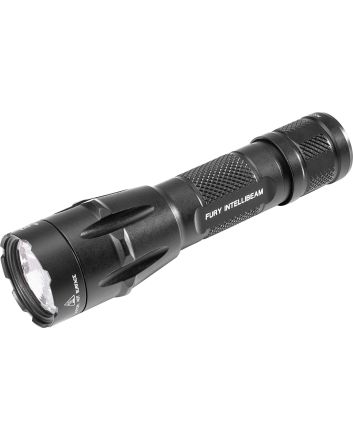 SureFire FURYIBDF Fury Intellibeam Dual FuelBlack Anodized 15-1,500 Lumens White LED