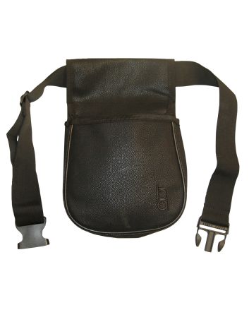 Bob Allen 23284 Classic Divided Shell Pouch Leather 50rd Belt Mount 26-50" Belt