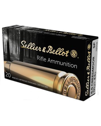 Sellier &amp; Bellot SB65B Rifle6.5Creedmoor 131gr Soft Point 20 Per Box/25 Case
