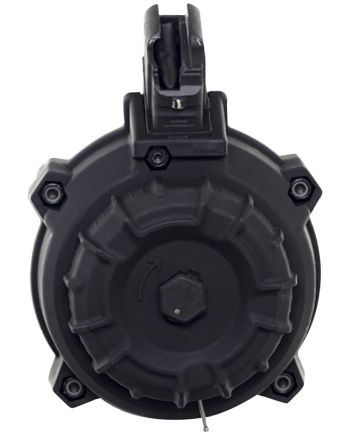 ProMag DRMA9 Standard50rd Drum 7.62x39mm Fits AK-47 Black DuPont Zytel Polymer