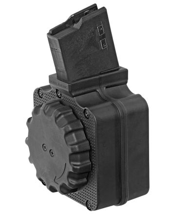 ProMag DRMA1 Standard50rd Drum 308 Win/7.62x51mm NATO Fits AR-10 Black DuPont Zytel Polymer