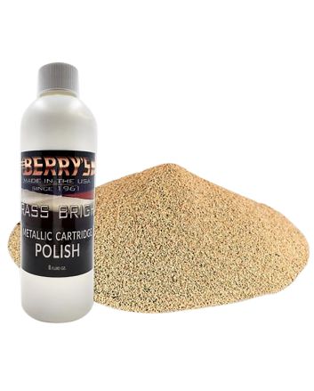 Berry's 73743 Brass Polishing Kit8 oz. Bright Brass/ 6 lbs. Corn Polishing Media
