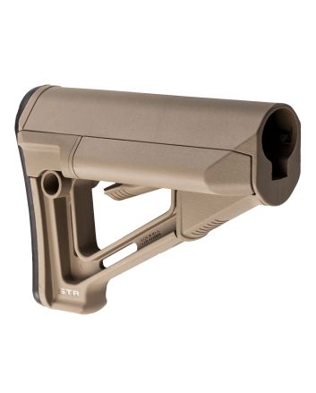 Magpul MAG470-FDE STR Carbine Stock Flat Dark Earth Synthetic for AR-15, M16, M4 with Mil-Spec Tube (Tube Not Included)