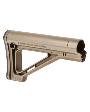 Magpul MAG480-FDE MOE Carbine Stock Fixed Flat Dark Earth Synthetic for AR-15, M16, M4 with Mil-Spec Tubes (Tube Not Included)