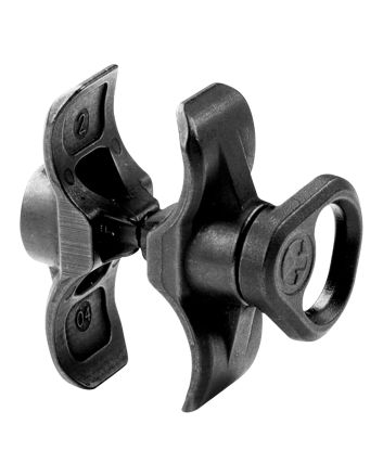 Magpul MAG493BLK Forward Sling Mountmade of Steel with Melonite Black Finish for Mossberg 590 &amp; 590AL with Magpul SGA Stock