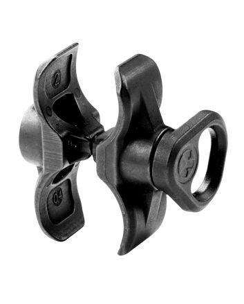 Magpul MAG508-BLK Forward Sling Mountmade of Steel with Melontie Black Finish for Remington 870; Mossberg 500, 590; Maverick