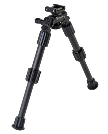Caldwell 1081952 Accumax Premium Pic Rail Bipod 6-9" Black Carbon Fiber