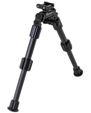 Caldwell 1082222 Accumax Premium Pic Rail Bipod 9-13" Black Carbon Fiber