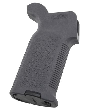 Magpul MAG522-GRY MOE-K2 Grip Aggressive Textured Gray Polymer for AR-15, AR-10, M4, M16, M110, SR25