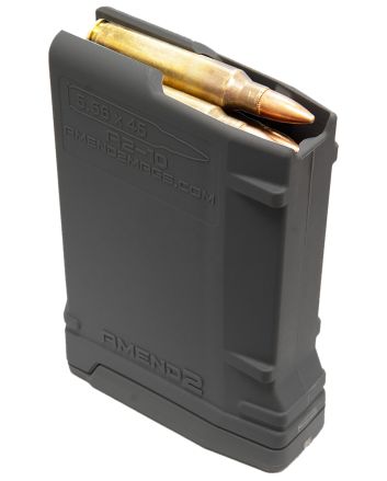 Amend2 556MOD2BLK10 MOD-210rd 223 Rem/5.56x45mm NATO Compatible w/ AR-15/M16/M4 Black Polymer