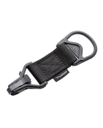 Magpul MAG516-BLK MS1/MS3 Sling Adapter made of Steel with Black Melonite Finish, Polymer Hardware, Nylon 1.25" Webbing &amp; Two to One-Point Design for AR-15, M4 &amp; M16