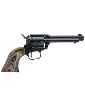 Heritage Mfg RR22CH4 Rough Rider22 LR 6 Shot, 4.75" Black Oxide Steel Barrel, Simulated Case Hardened Zinc Alloy Frame, Black Oxide Cylinder, Camo Laminate Grip, Manual Safety, Exposed Hammer
