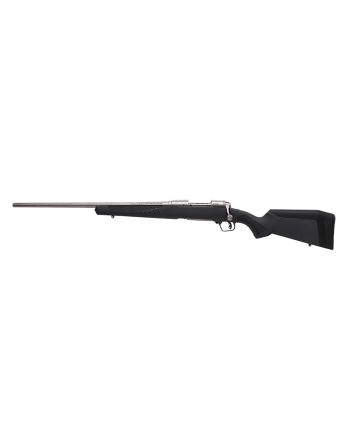 Savage Arms 57170 110 Storm Full Size 6.5 Creedmoor 4+1 22" Matte Button-Rifled Barrel, Matte Drilled &amp; Tapped Stainless Steel Receiver, Adj AccuStock Matte Gray Synthetic Stock, Left Hand