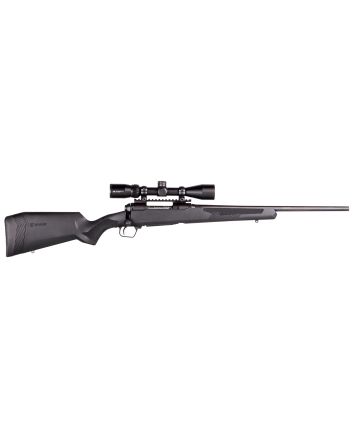 Savage Arms 57316 110 Apex Hunter XP 338 Win Mag 3+1 24", Matte Black Metal, Synthetic Stock, Vortex Crossfire II 3-9x40mm Scope