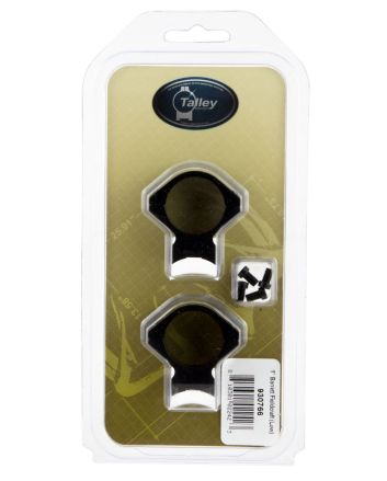 Talley 930766 Scope Mount/Ring ComboBlack Aluminum 1" Tube Barrett Fieldcraft Low Rings