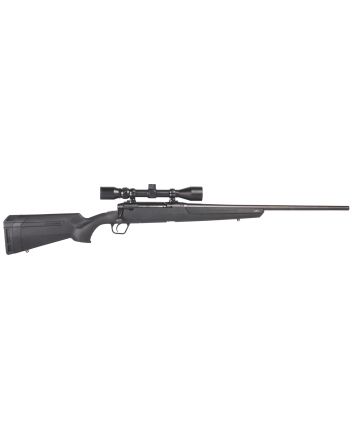 Savage Arms 57259 Axis XP Full Size 6.5 Creedmoor 4+1 22" Matte Black Button-Rifled Barrel, Matte Black Drilled &amp; Tapped Steel Receiver, Matte Black Fixed Synthetic Stock, Weaver Scope 3-9x40mm