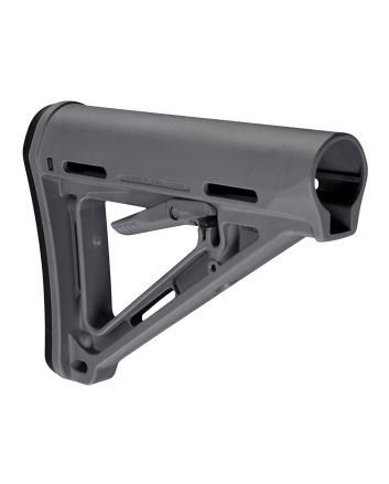 Magpul MAG400-GRY MOE Carbine Stock Stealth Gray Synthetic for AR-15, M16, M4 with Mil-Spec Tube (Tube Not Included)