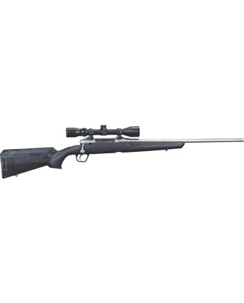 Savage Arms 57289 Axis XP 6.5 Creedmoor 4+1 22", Matte Stainless Barrel/Rec, Black Synthetic Stock, Includes Weaver 3-9x40mm Scope