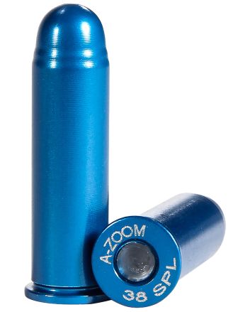 A-Zoom 16318 Blue Snap Caps Revolver 38Special 12Pack