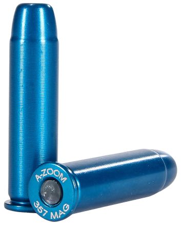A-Zoom 16319 Blue Snap Caps Revolver 357Mag 12Pack