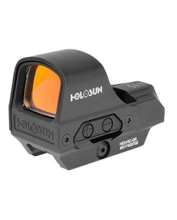 Holosun HE510CGR 510Black 1 x 0.91" x 1.26" 2 MOA Green Dot/65 MOA Circle Multi Reticle