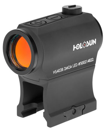 Holosun HS403B 403Black Anodized 1 x 20 mm 2 MOA Red Dot
