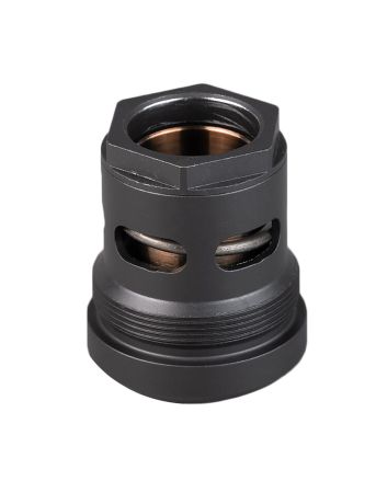 SilencerCo AC2447 3-Lug Mount9mm Luger Steel Black