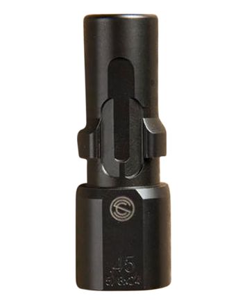 SilencerCo AC2605 3-Lug Muzzle Device Black with .578"x28 Threads for 45 ACP