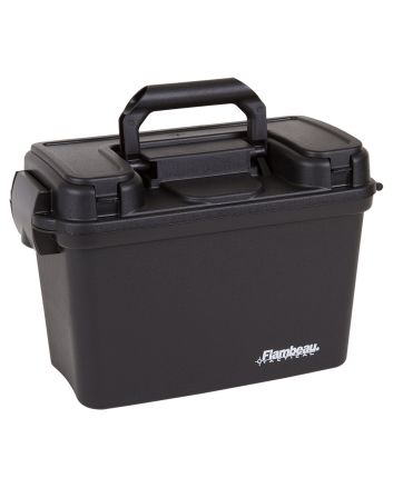 Flambeau 6430SD Tactical Dry Box Removable Tray &amp; Storage Compartment Black Polymer